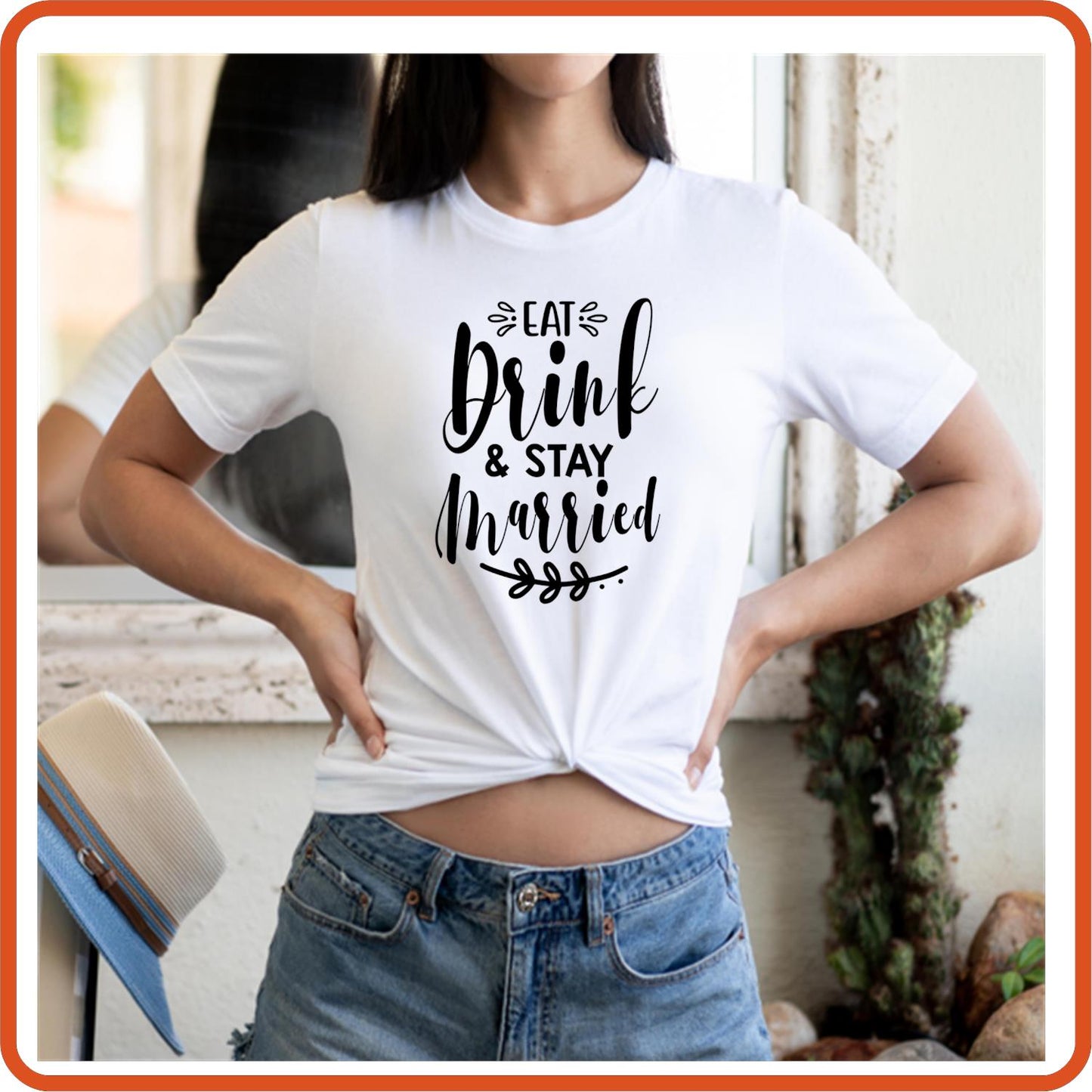 Eat Drink and Stay Married | Anniversary Iron On Decal Patches by SEC Apparel - secapparelonline