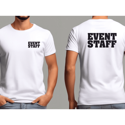 Event Staff Shirt | Crew neck | V Neck| Sweatshirt | Hoodie | SEC Apparel - secapparelonline