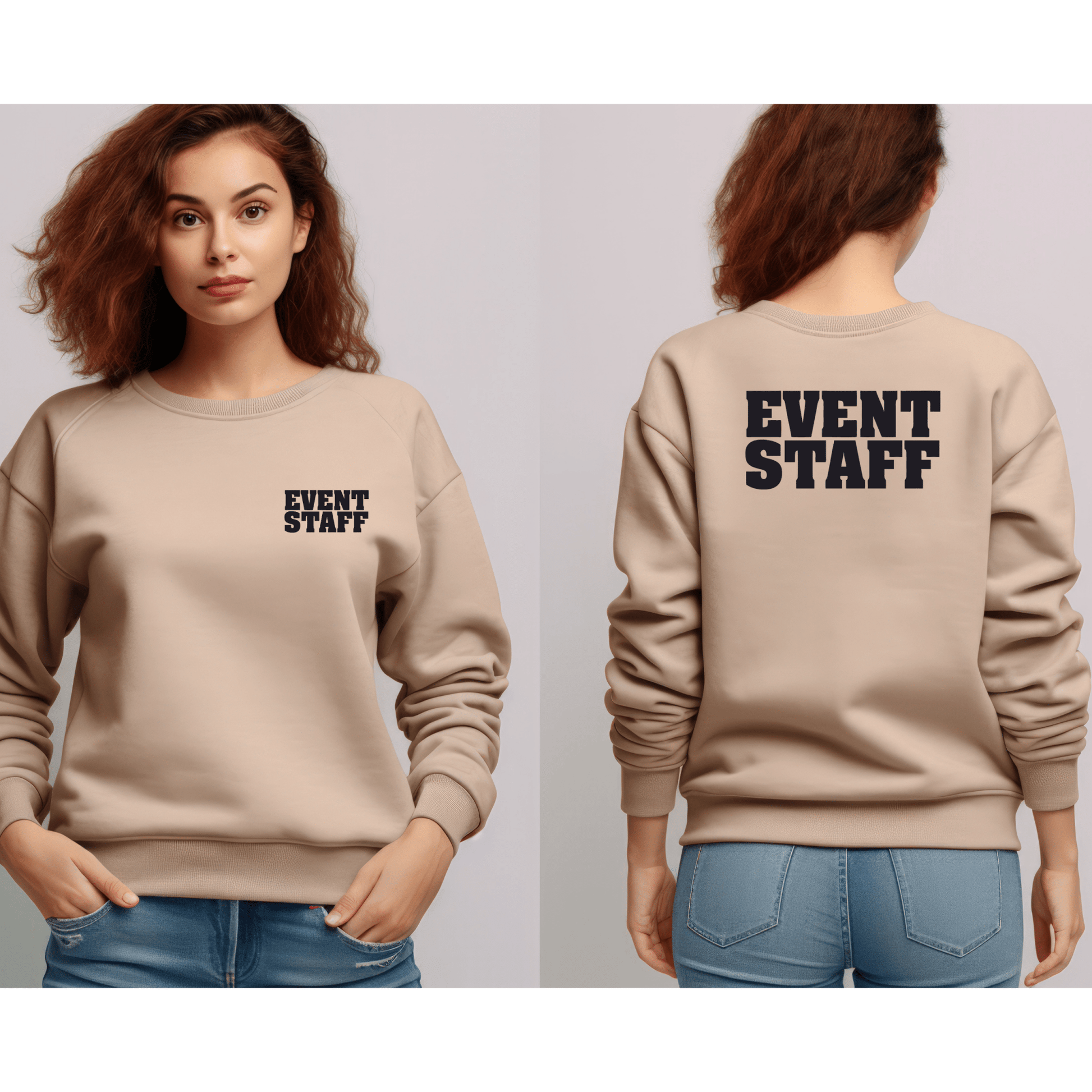 Event Staff Shirt | Crew neck | V Neck| Sweatshirt | Hoodie | SEC Apparel - secapparelonline