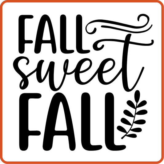Fall Iron On Decals Patches for shirts, clothing | SEC Apparel | Fall Sweet Fall - secapparelonline