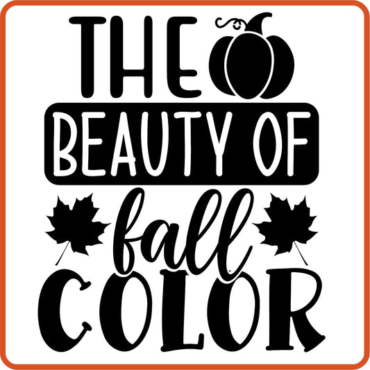 The Beauty of Fall Color | Fall Iron On Decals Patches by SEC Apparel