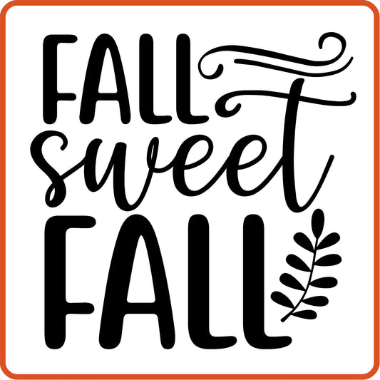 Fall Iron On Decals Patches for shirts, clothing | SEC Apparel | Fall Sweet Fall