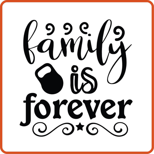Family Is Forever | Family Iron On Decals Patches by SEC Apparel - secapparelonline