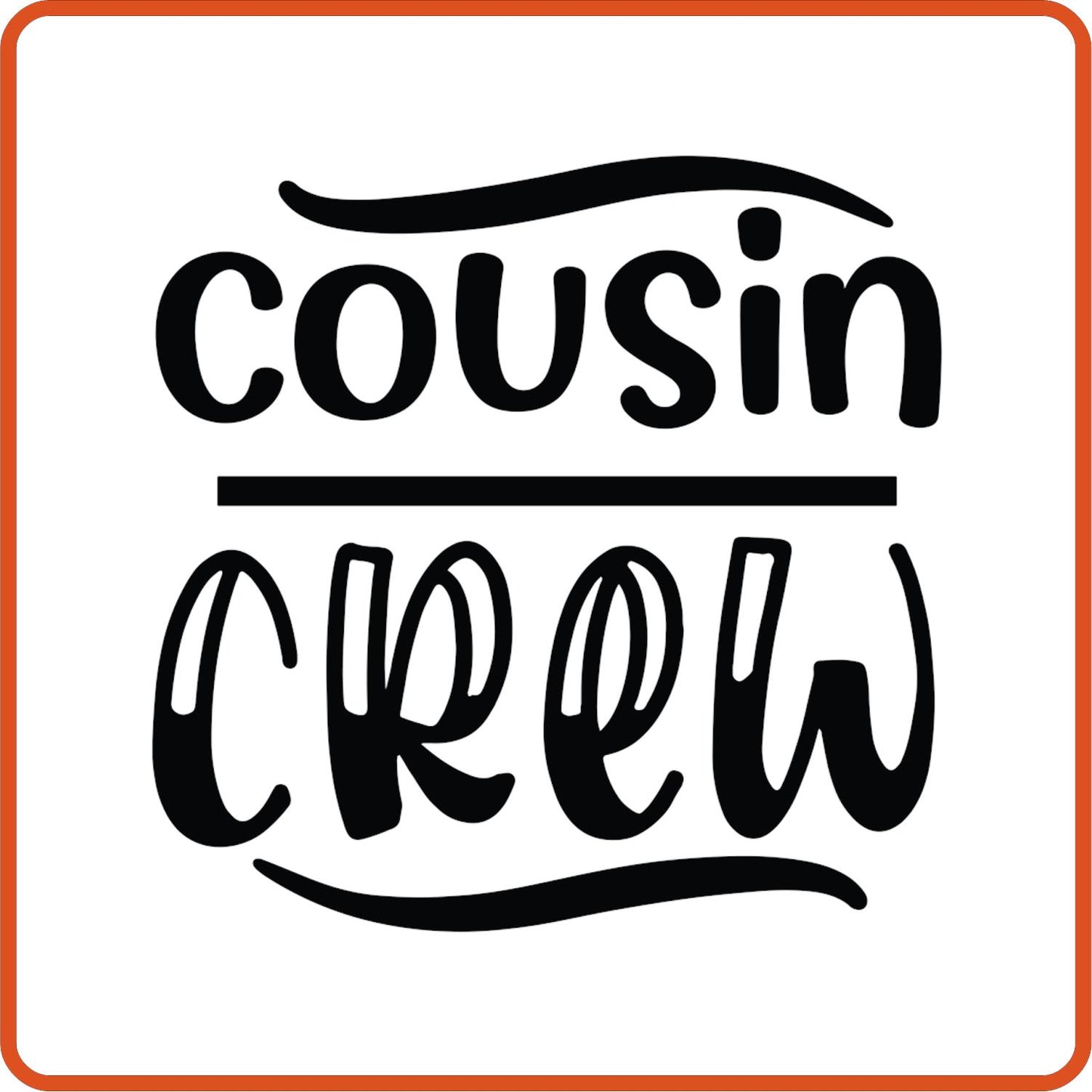 Cousin Crew | Family Iron On Decals Patches by SEC Apparel