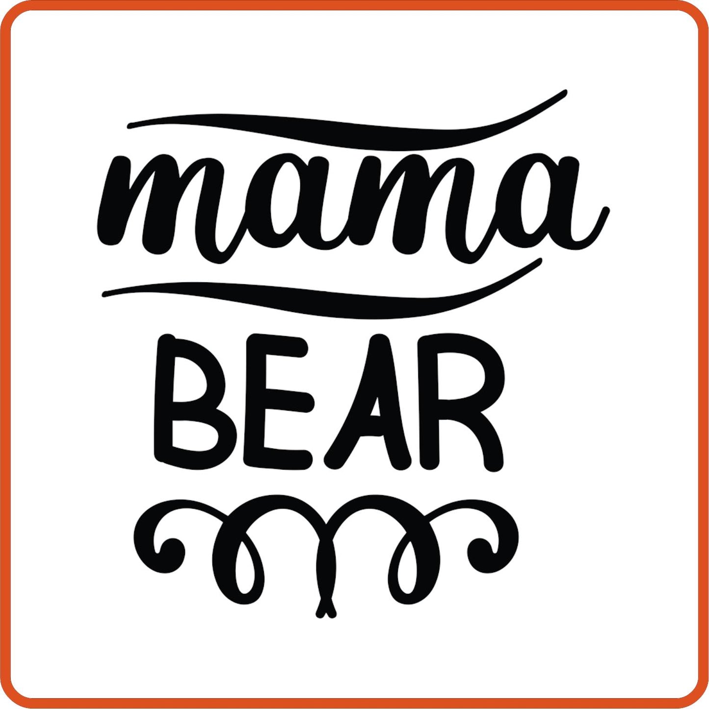 Mama Bear | Family Iron On Decals Patches by SEC Apparel