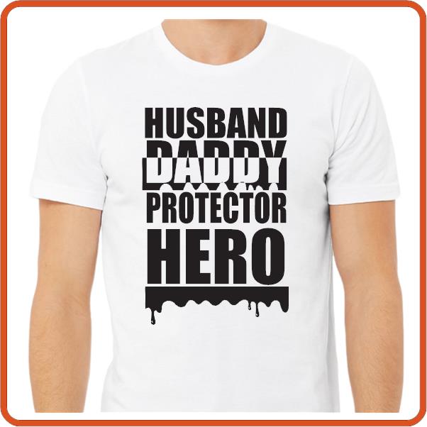 Copy of Husband Father Hero 1 | Fathers Day Tshirt | SEC Apparel