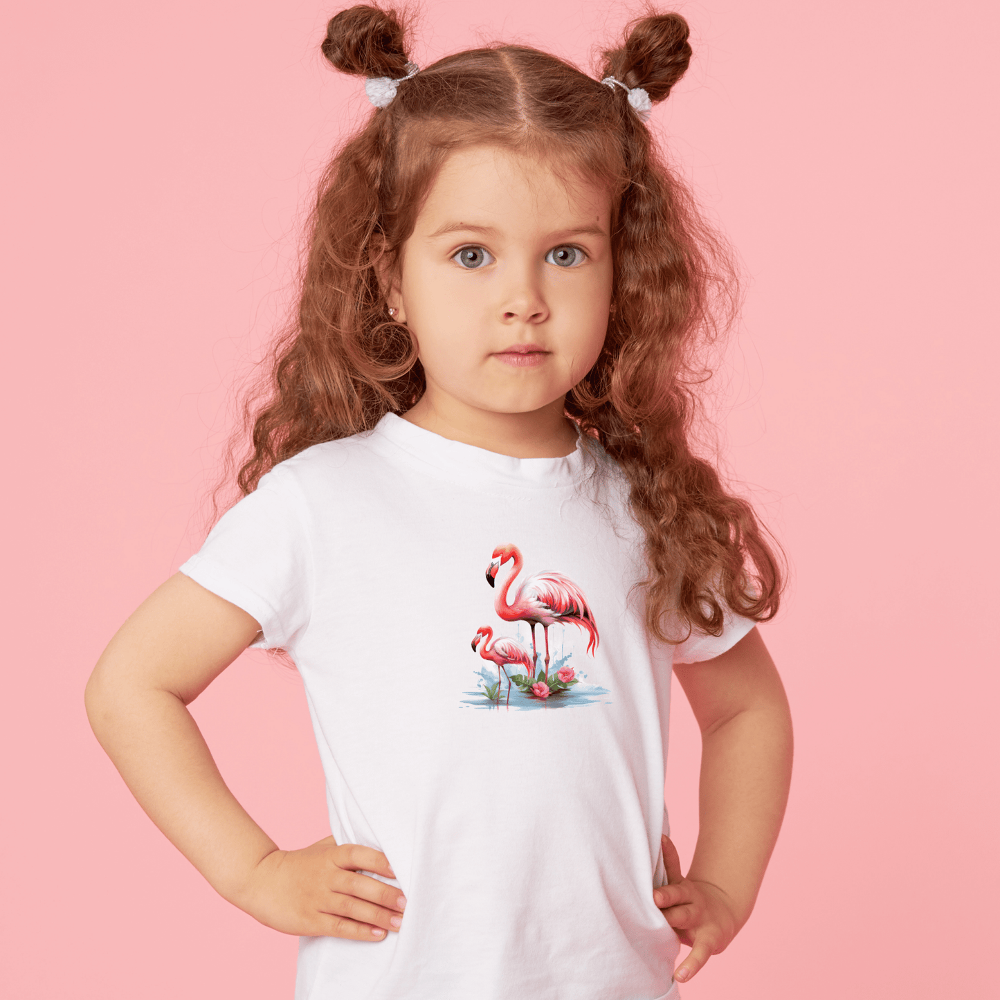 Flamingo Iron On Transfers Decals Patches Vinyl for T Shirts Fabric Clothing | SEC Apparel| - secapparelonline