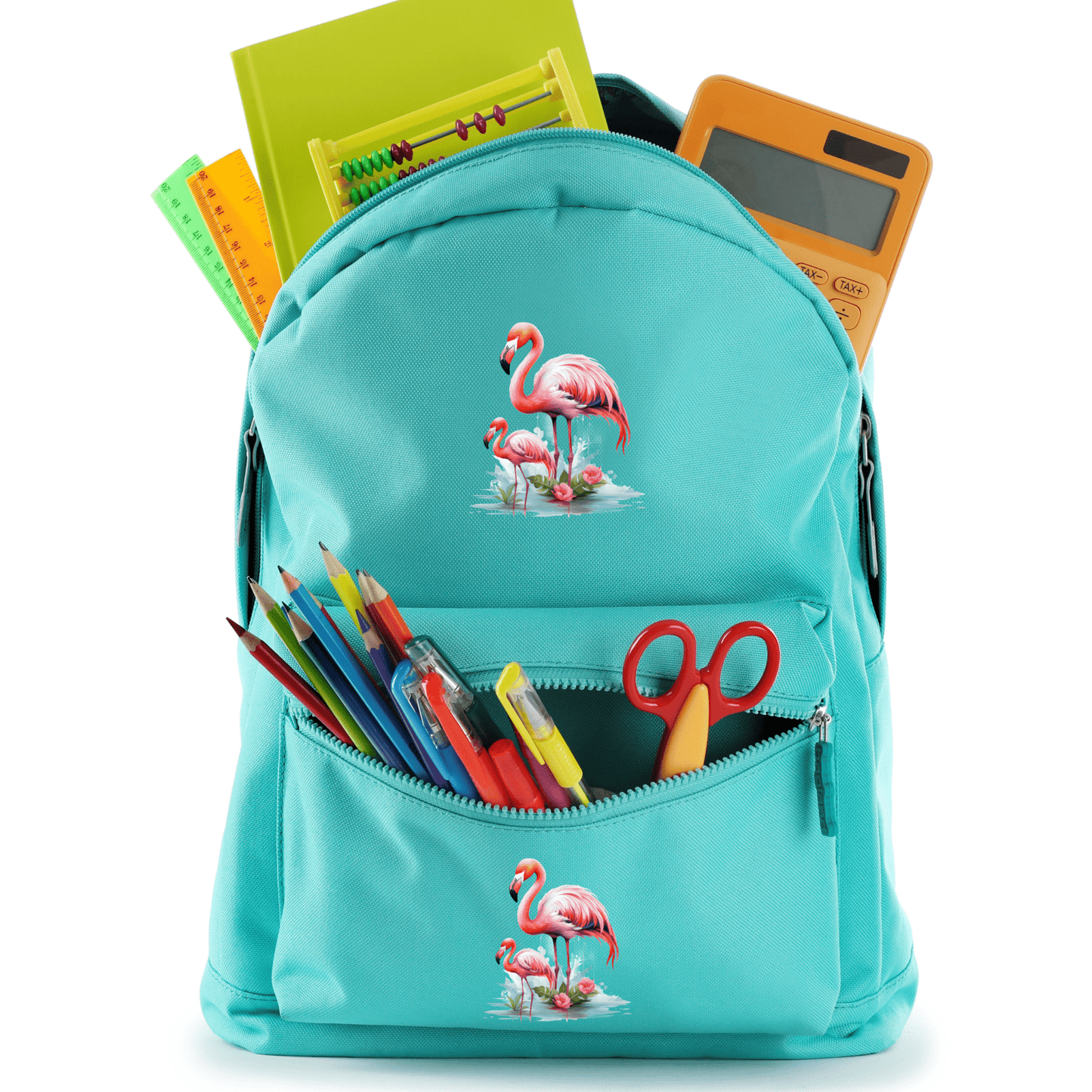 Flamingo Iron On Transfers Decals Patches Vinyl for T Shirts Fabric Clothing | SEC Apparel| - secapparelonline