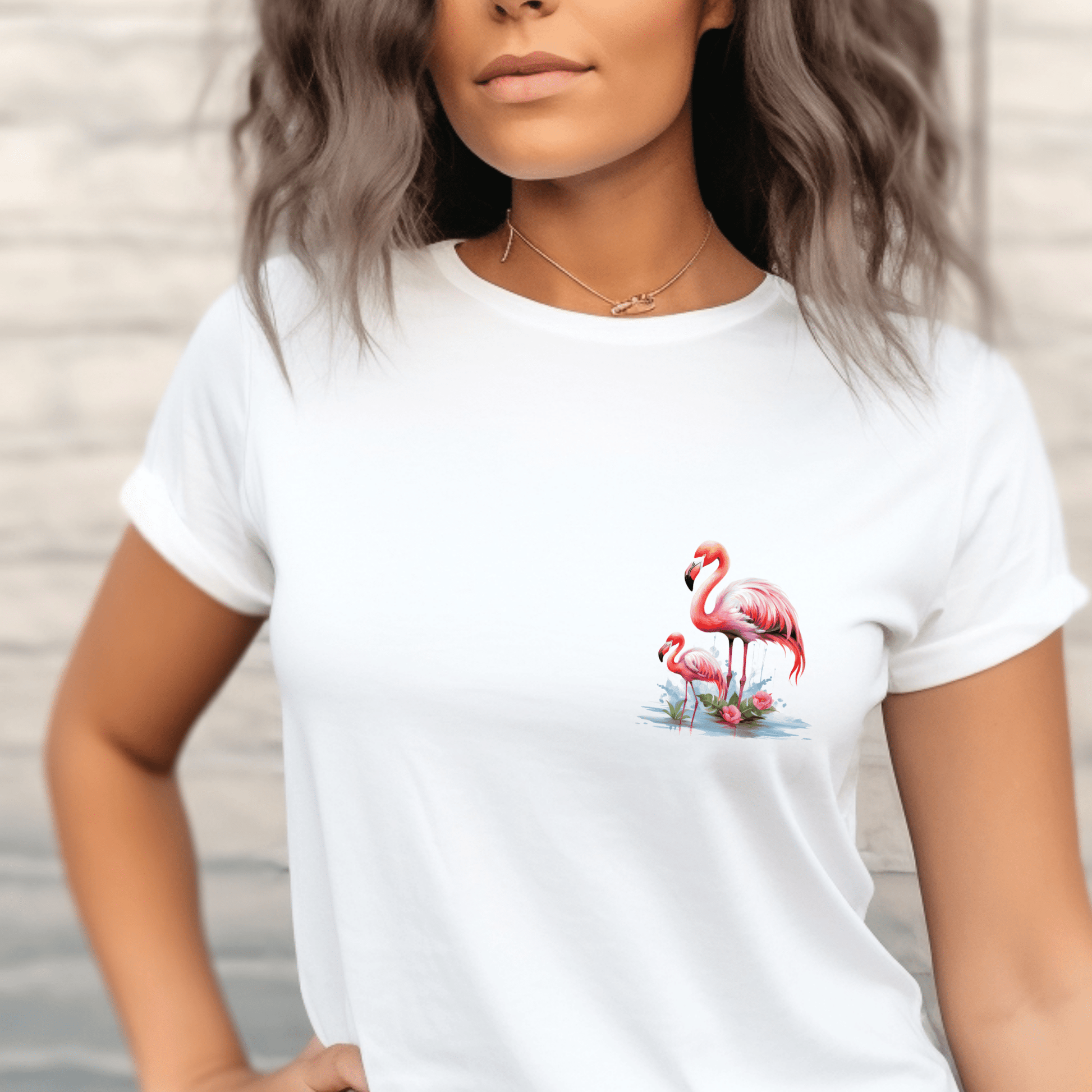 Flamingo Iron On Transfers Decals Patches Vinyl for T Shirts Fabric Clothing | SEC Apparel| - secapparelonline