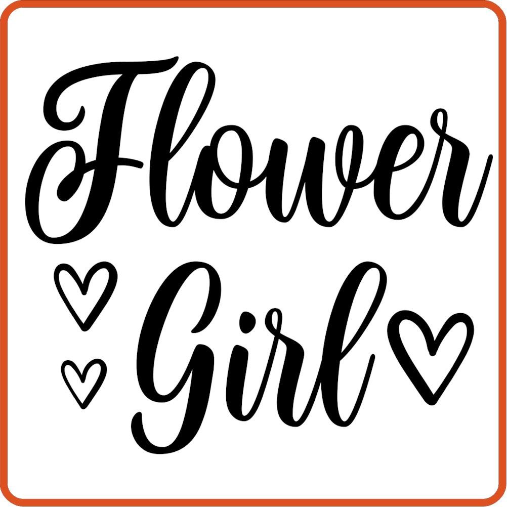 Flower Girl | Bachelorette Iron On Decal by SEC Apparel - secapparelonline