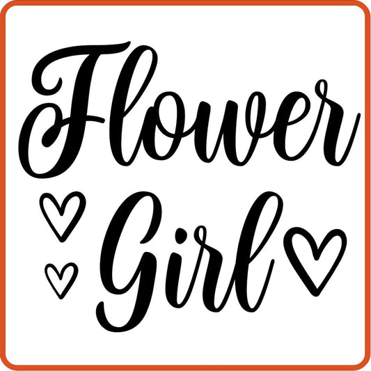 Flower Girl | Bachelorette Iron On Decal by SEC Apparel