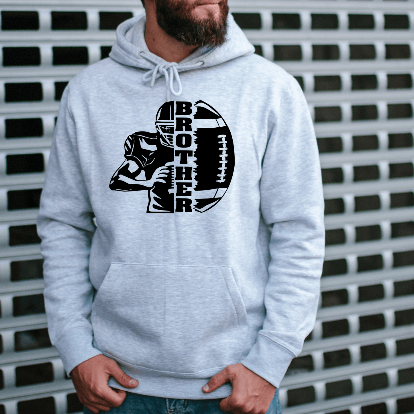 Football Brother Shirt | Crew neck | V Neck| Sweatshirt | Hoodie | SEC Apparel - secapparelonline