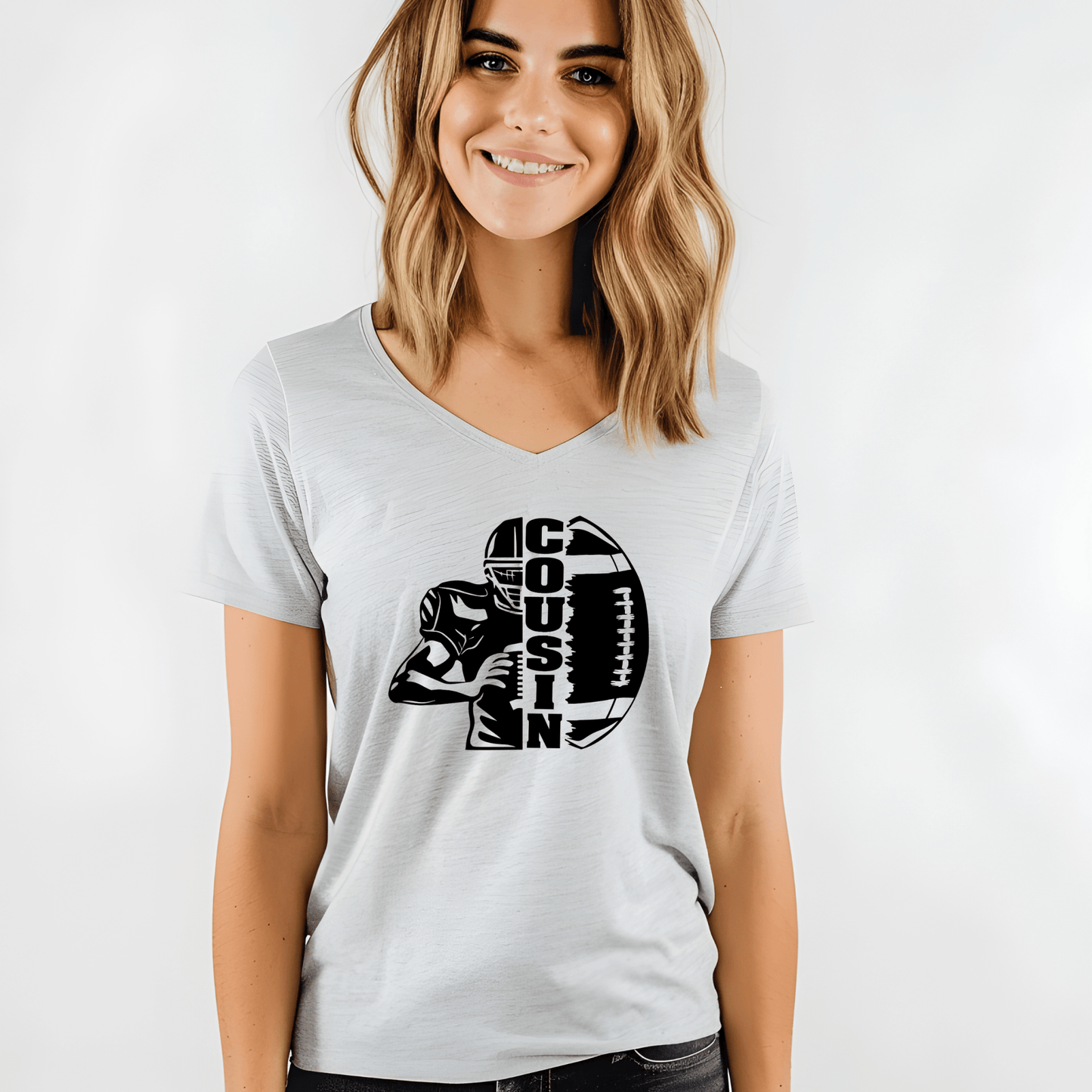 Football Cousin Shirt | Crew neck | V Neck| Sweatshirt | Hoodie | SEC Apparel - secapparelonline