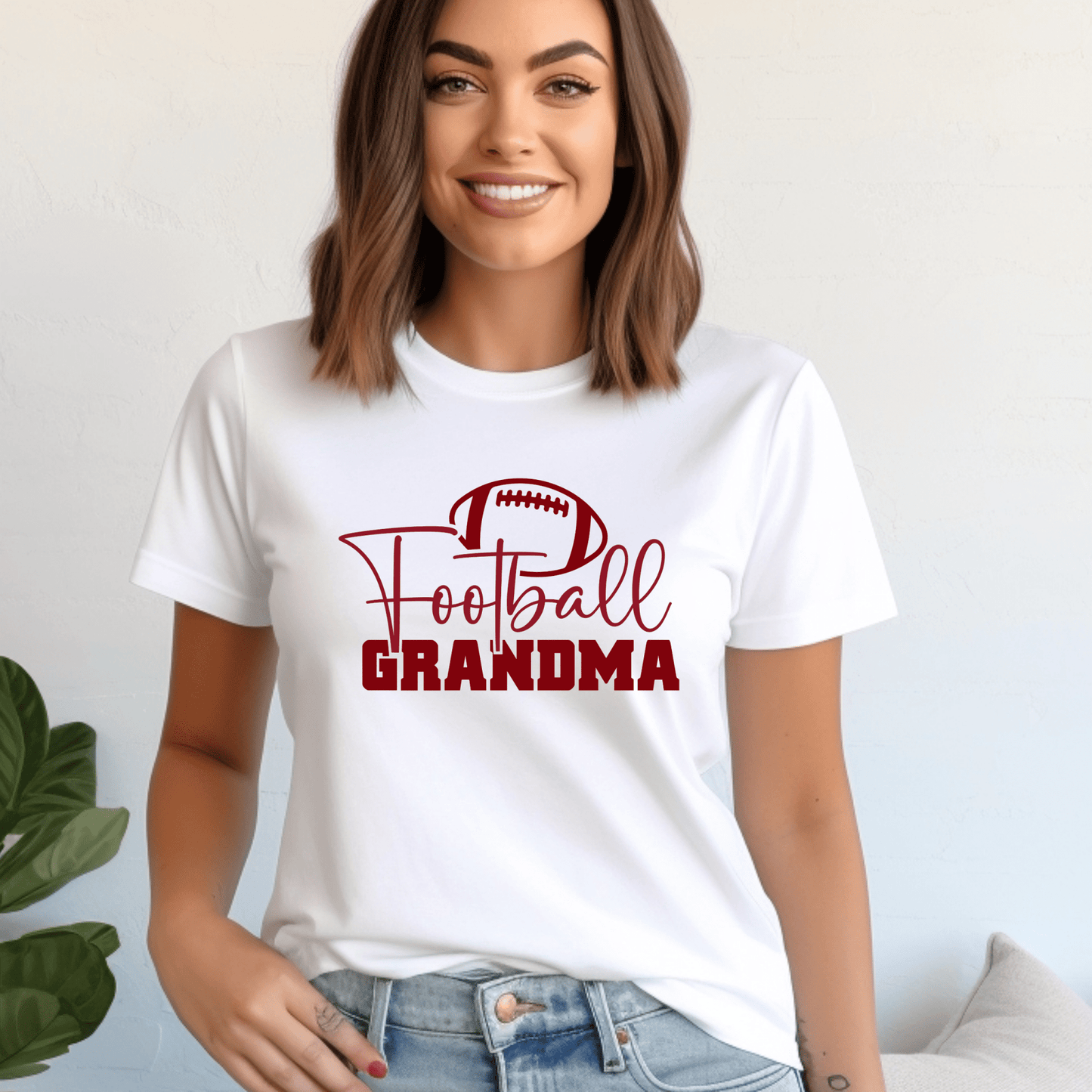 Football Grandma Shirt | Crew neck | V Neck| Sweatshirt | Hoodie | SEC Apparel - secapparelonline