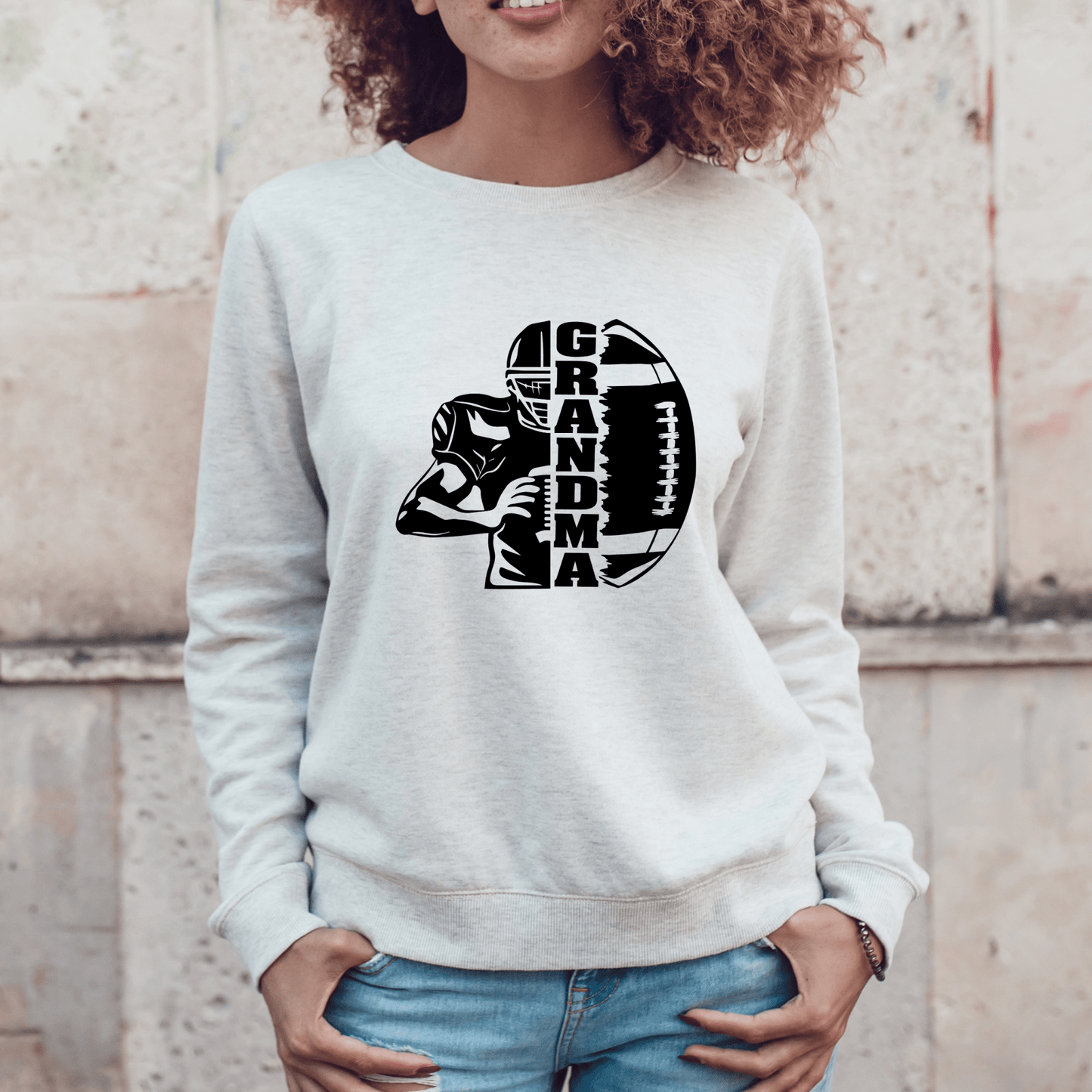 Football Grandma Shirt | Crew neck | V Neck| Sweatshirt | Hoodie | SEC Apparel - secapparelonline