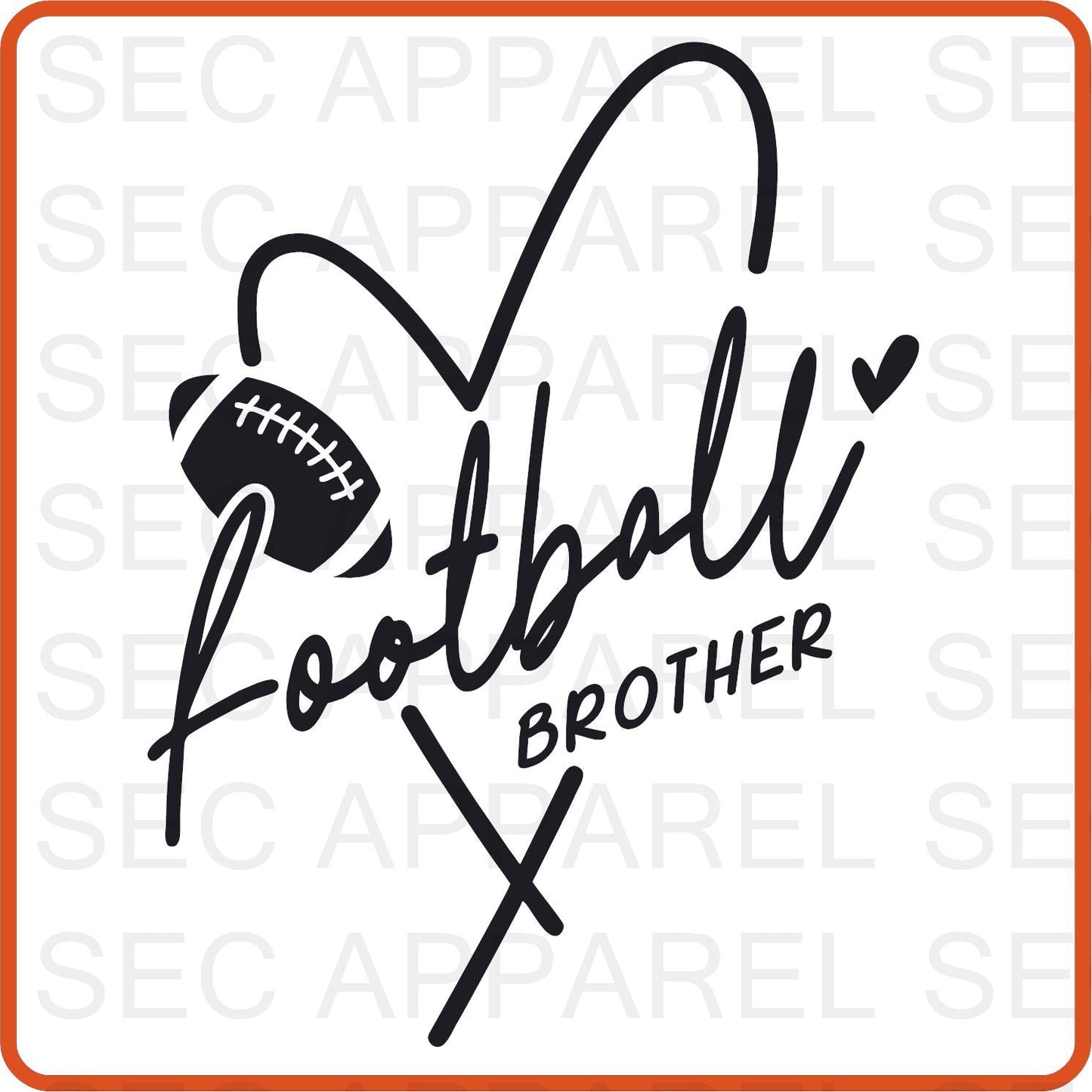 Football Iron On Decals Patches transfers vinyl for shirts, clothing | Sport Fan | Brother - secapparelonline