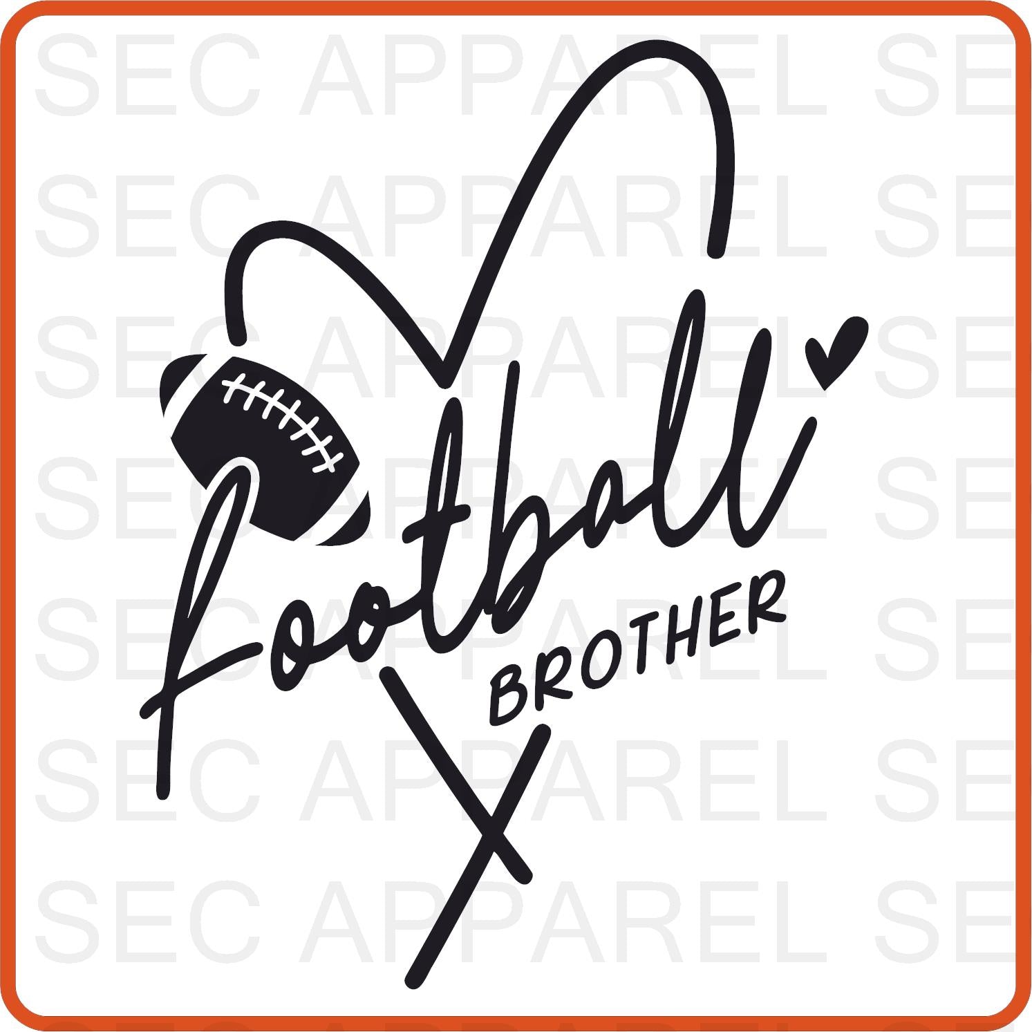 Football Iron On Decals Patches transfers vinyl for shirts, clothing | Sport Fan | Brother - secapparelonline
