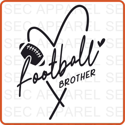 Football Iron On Decals Patches transfers vinyl for shirts, clothing | Sport Fan | Brother - secapparelonline