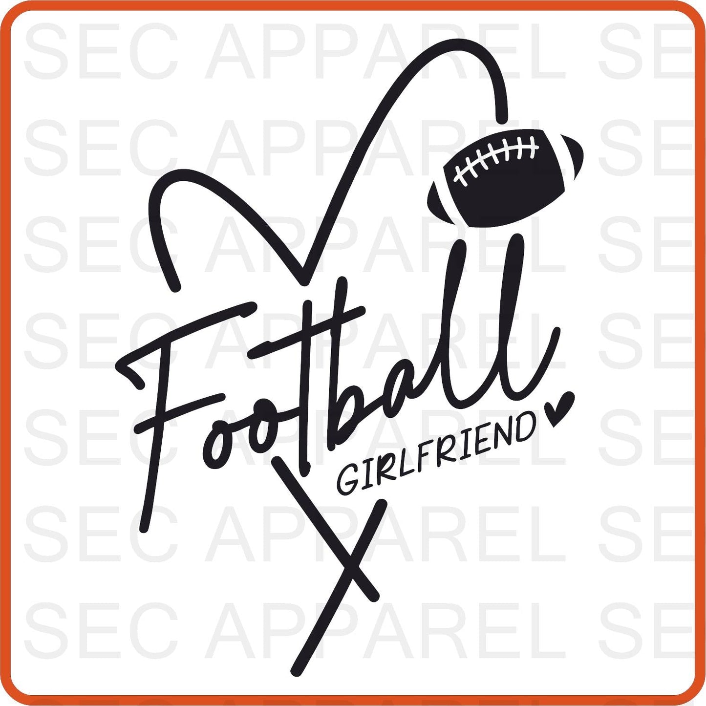 Football Iron On Decals Patches transfers vinyl for shirts, clothing | Sport Fan | Girlfriend - secapparelonline