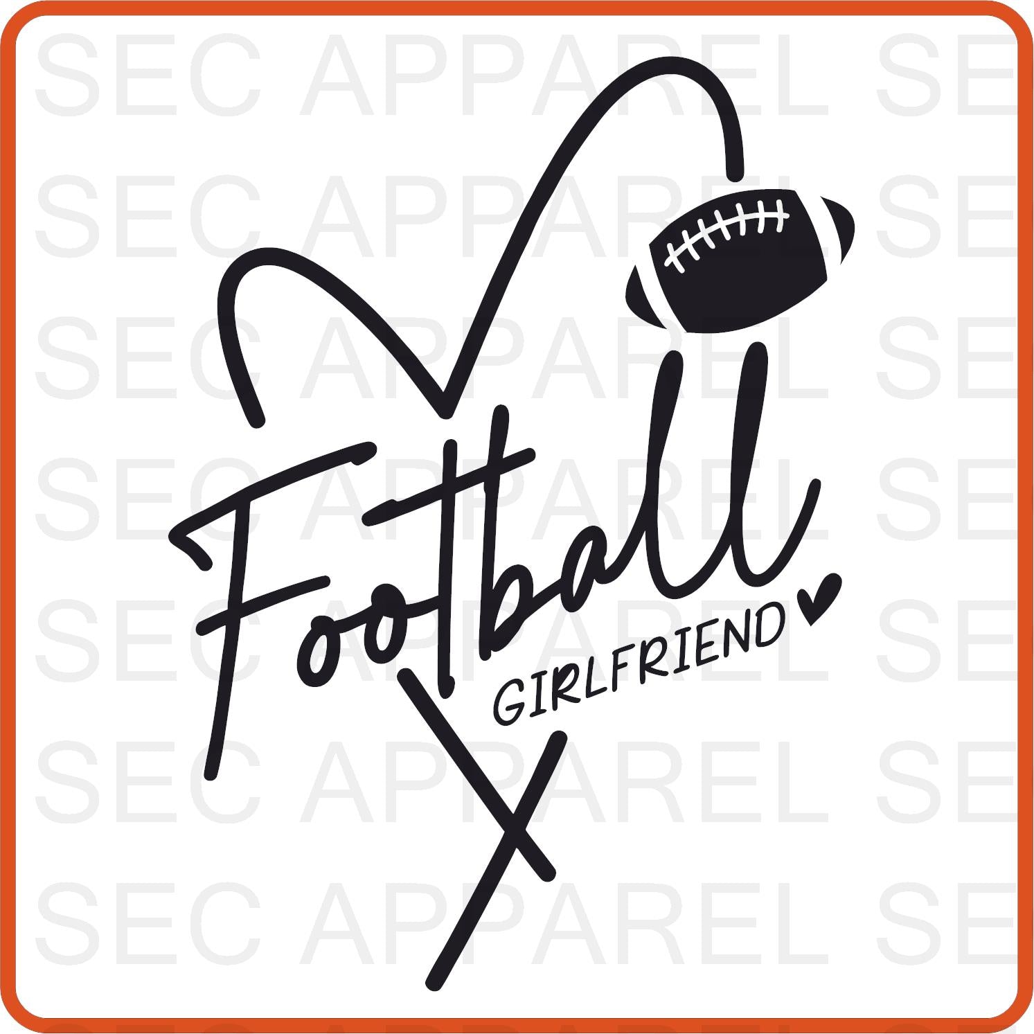 Football Iron On Decals Patches transfers vinyl for shirts, clothing | Sport Fan | Girlfriend - secapparelonline