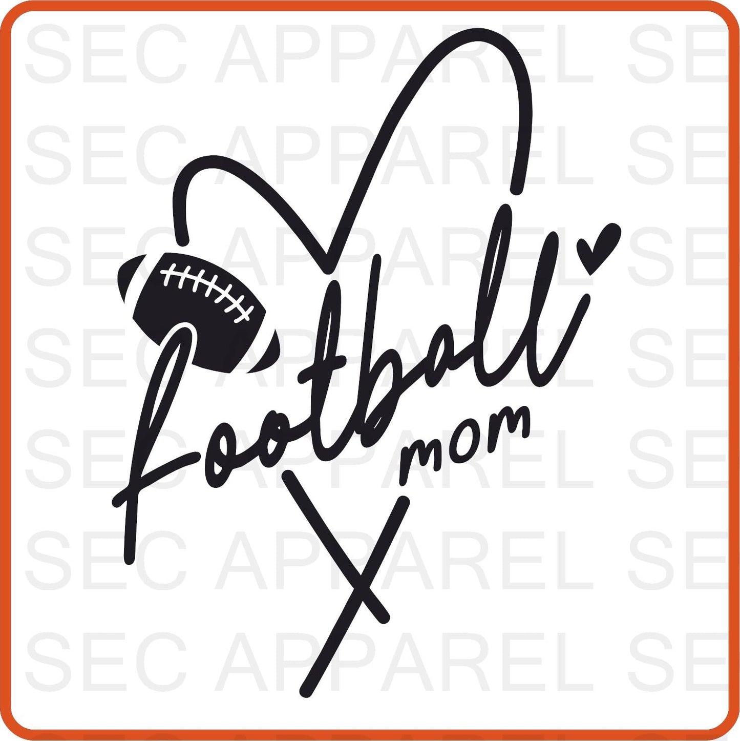 Football Iron On Decals Patches transfers vinyl for shirts, clothing | Sport Fan | Mom - secapparelonline