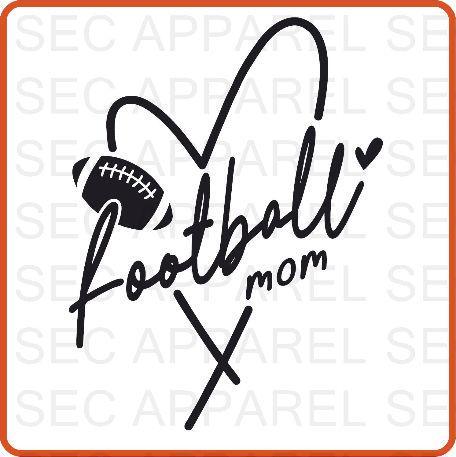 Football Iron On Decals Patches transfers vinyl for shirts, clothing | Sport Fan | Mom - secapparelonline