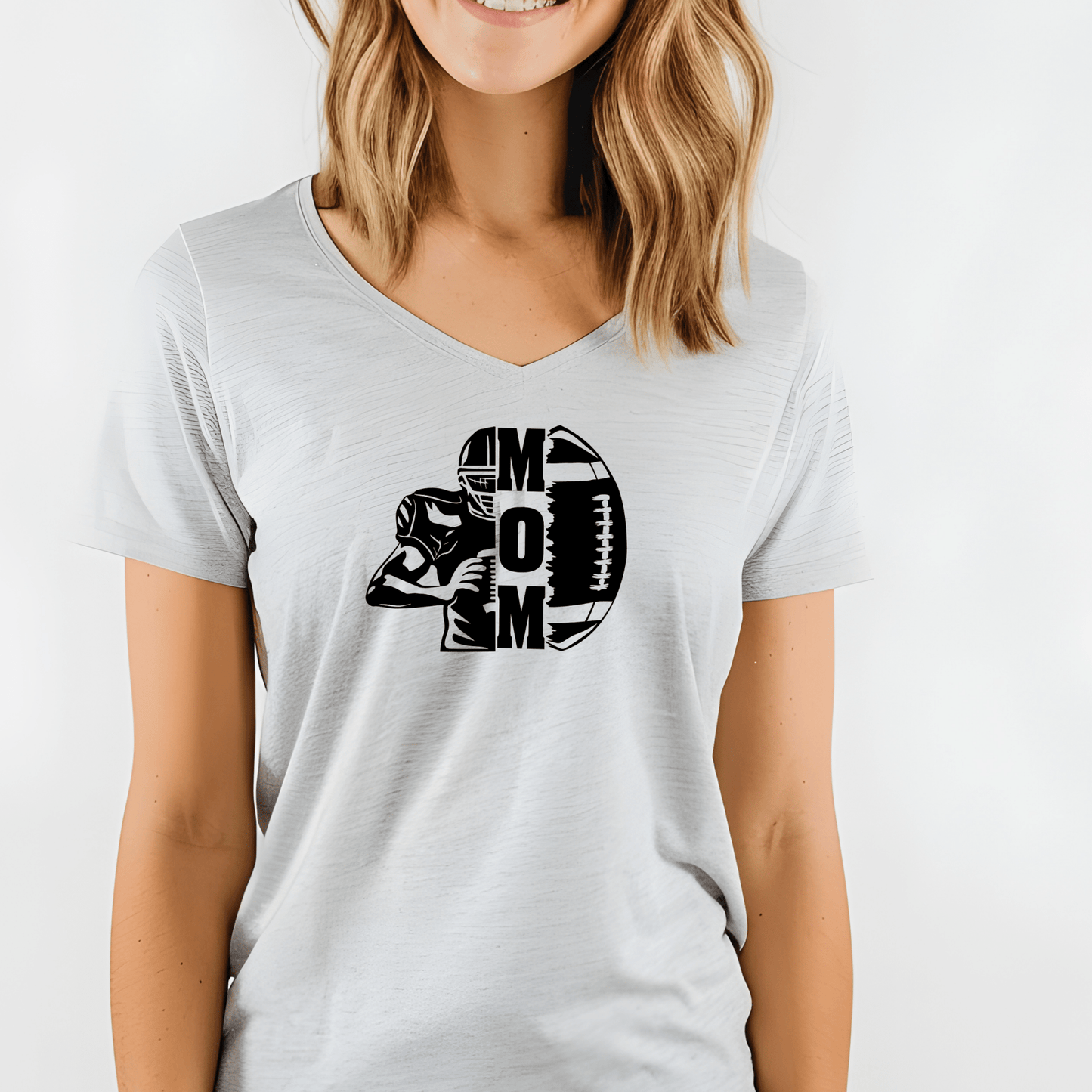 Football Mom Shirt | Crew neck | V Neck| Sweatshirt | Hoodie | SEC Apparel - secapparelonline