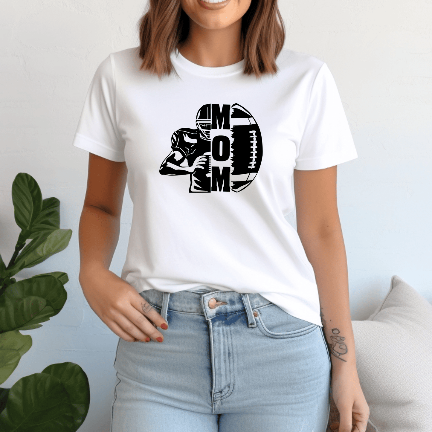 Football Mom Shirt | Crew neck | V Neck| Sweatshirt | Hoodie | SEC Apparel - secapparelonline