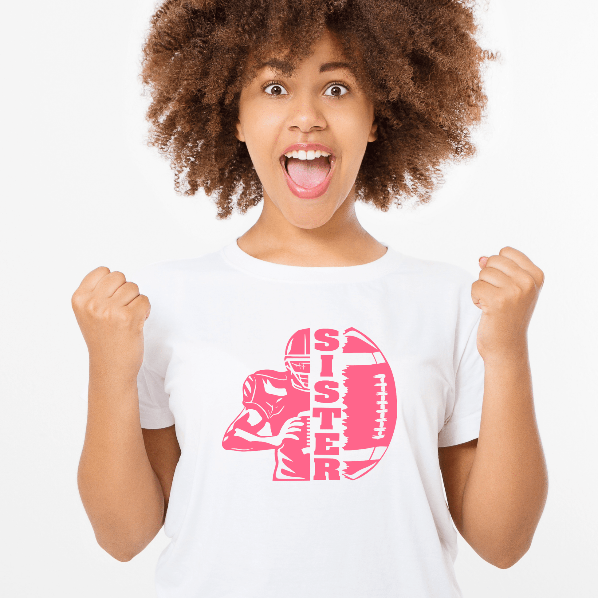 Football Sister Shirt | Crew neck | V Neck| Sweatshirt | Hoodie | SEC Apparel - secapparelonline