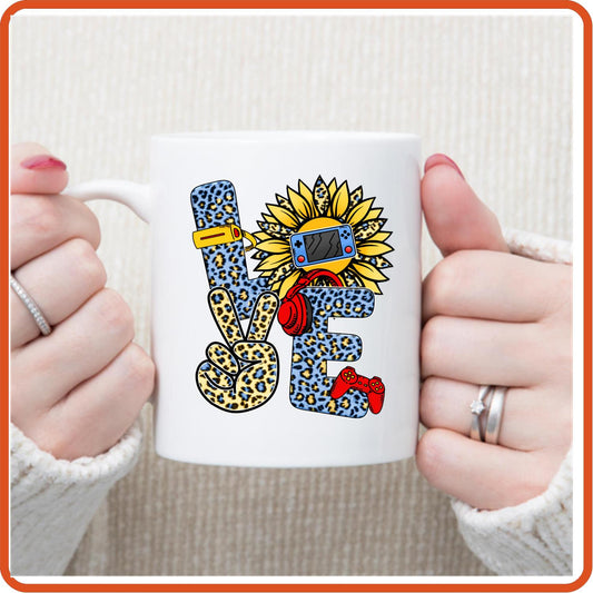 Gaming Fan Mugs - 11oz Coffee Mug | Sport Fan Mugs | Love Gaming - secapparelonline