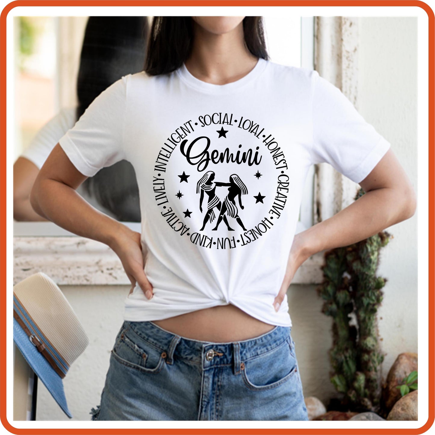 Gemini Zodiac Sign Horoscope Birthday T-Shirt | SEC Apparel