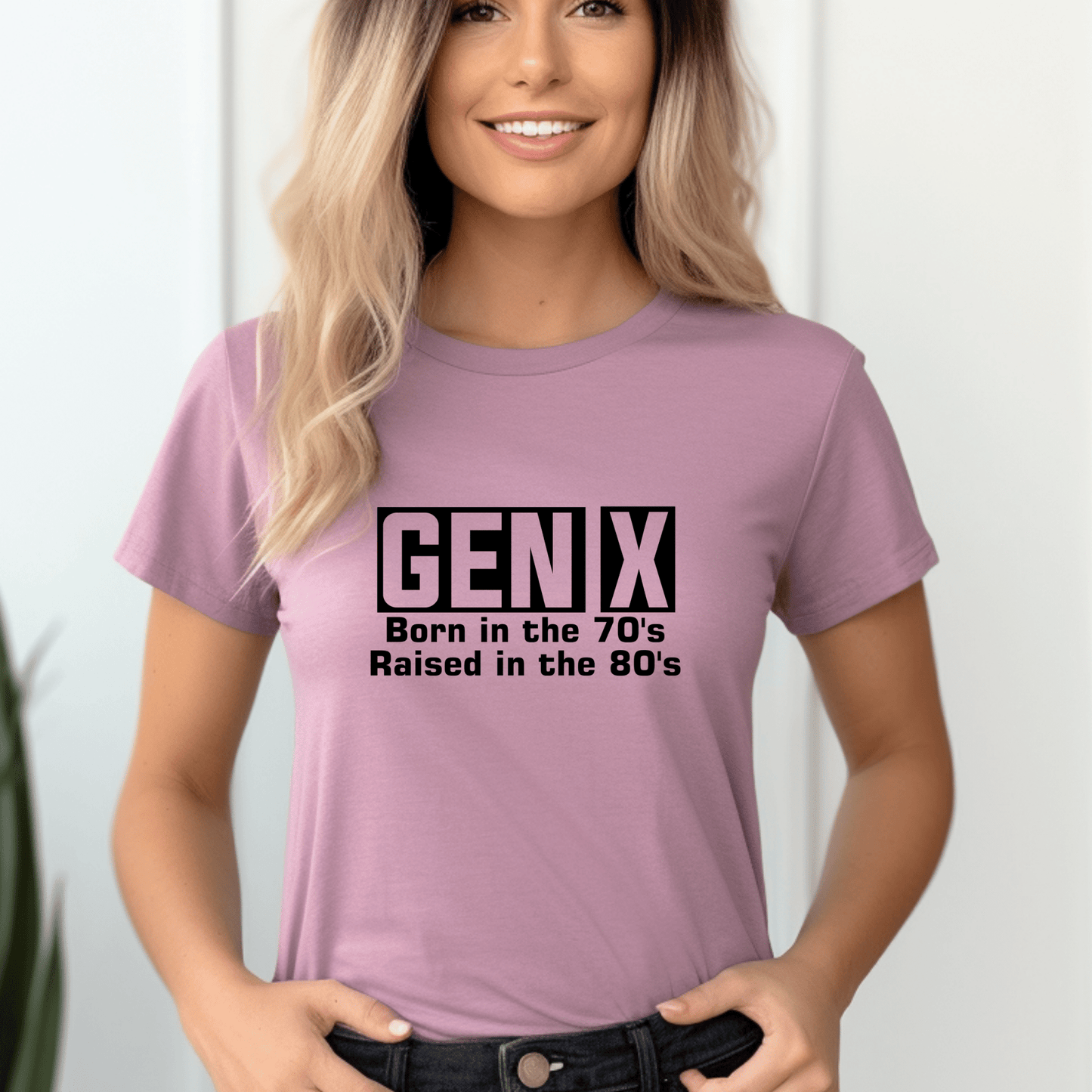 Generation X t-shirts | Crew neck | V Neck| Born in the 70s Raised in the 80s| SEC Apparel - secapparelonline