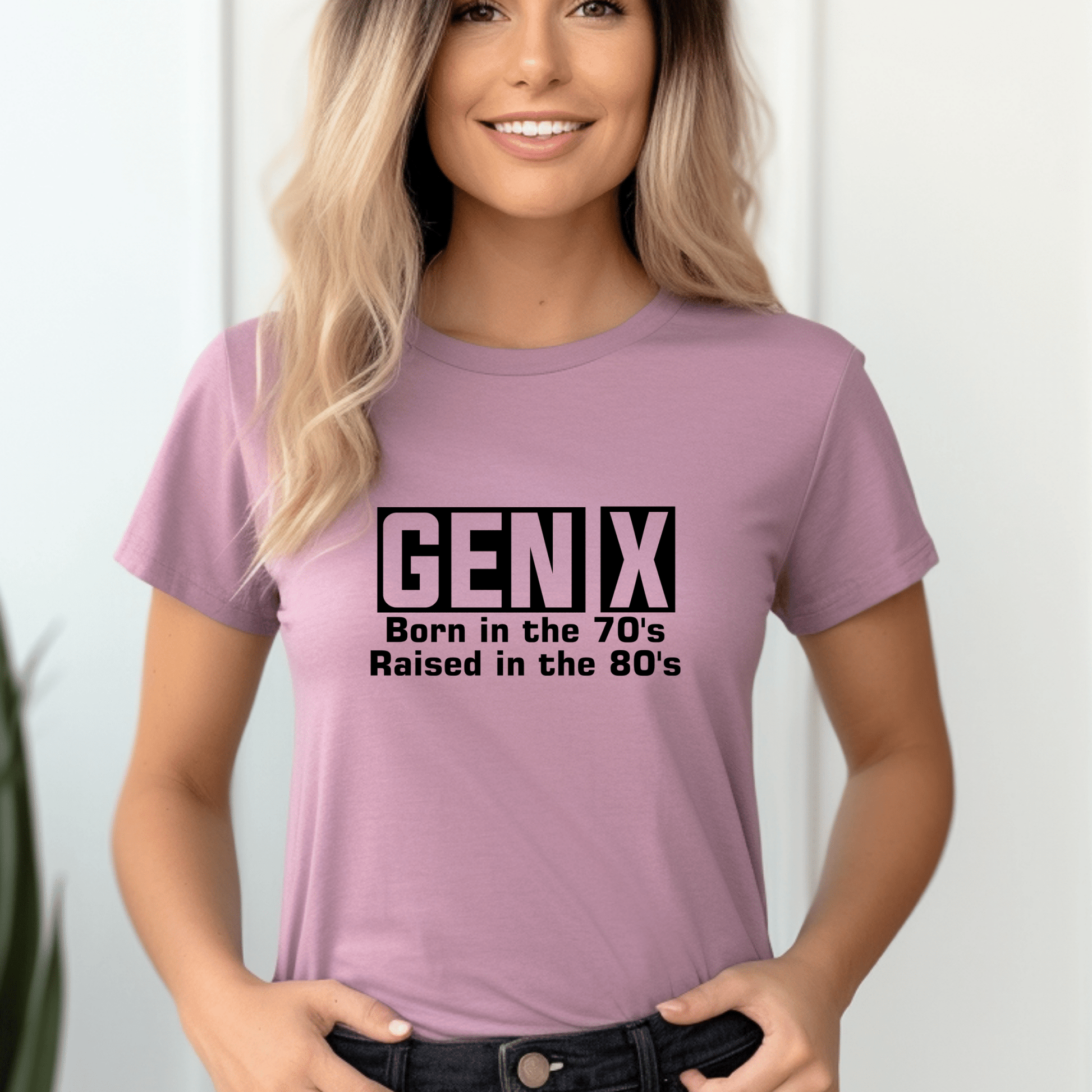 Generation X t-shirts | Crew neck | V Neck| Born in the 70s Raised in the 80s| SEC Apparel - secapparelonline