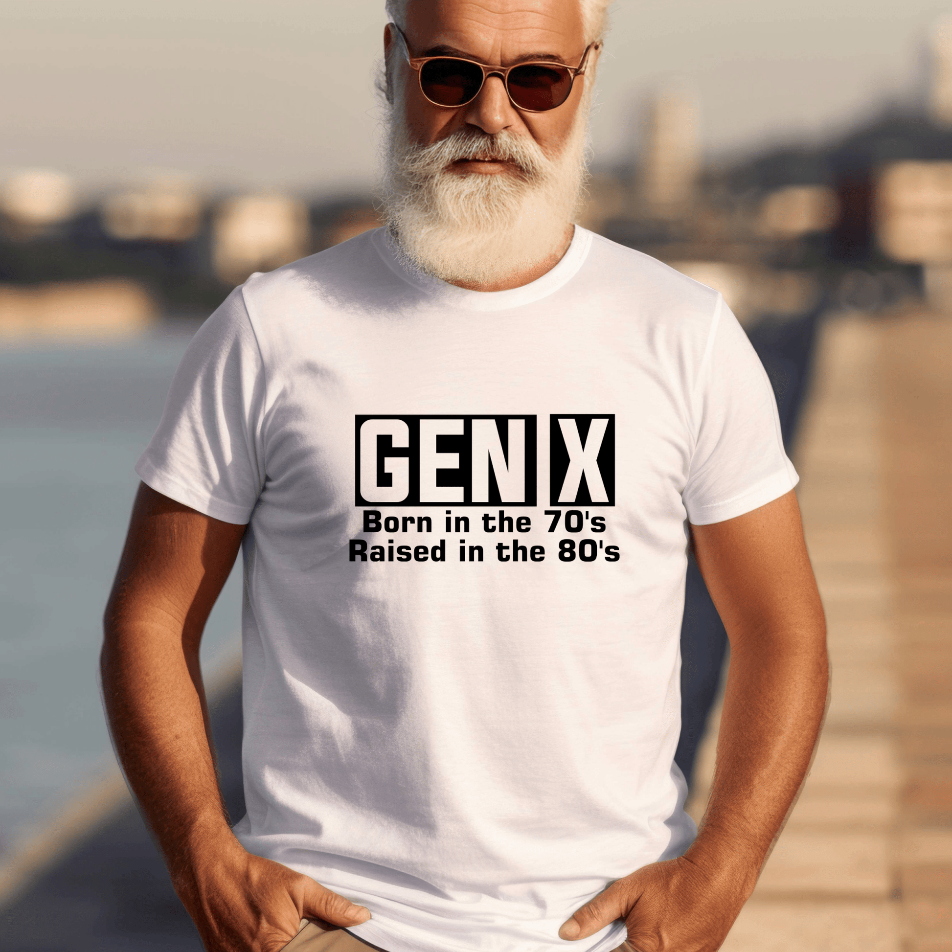 Generation X t-shirts | Crew neck | V Neck| Born in the 70s Raised in the 80s| SEC Apparel - secapparelonline