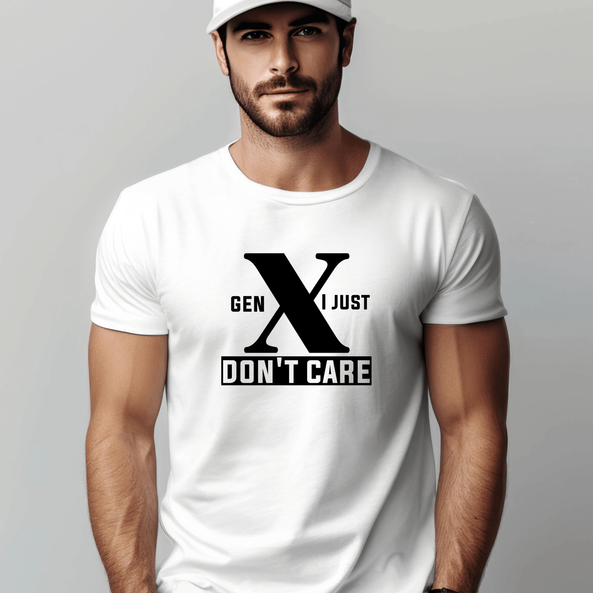 Generation X t-shirts | Crew neck | V Neck| I just Don't Care| SEC Apparel - secapparelonline