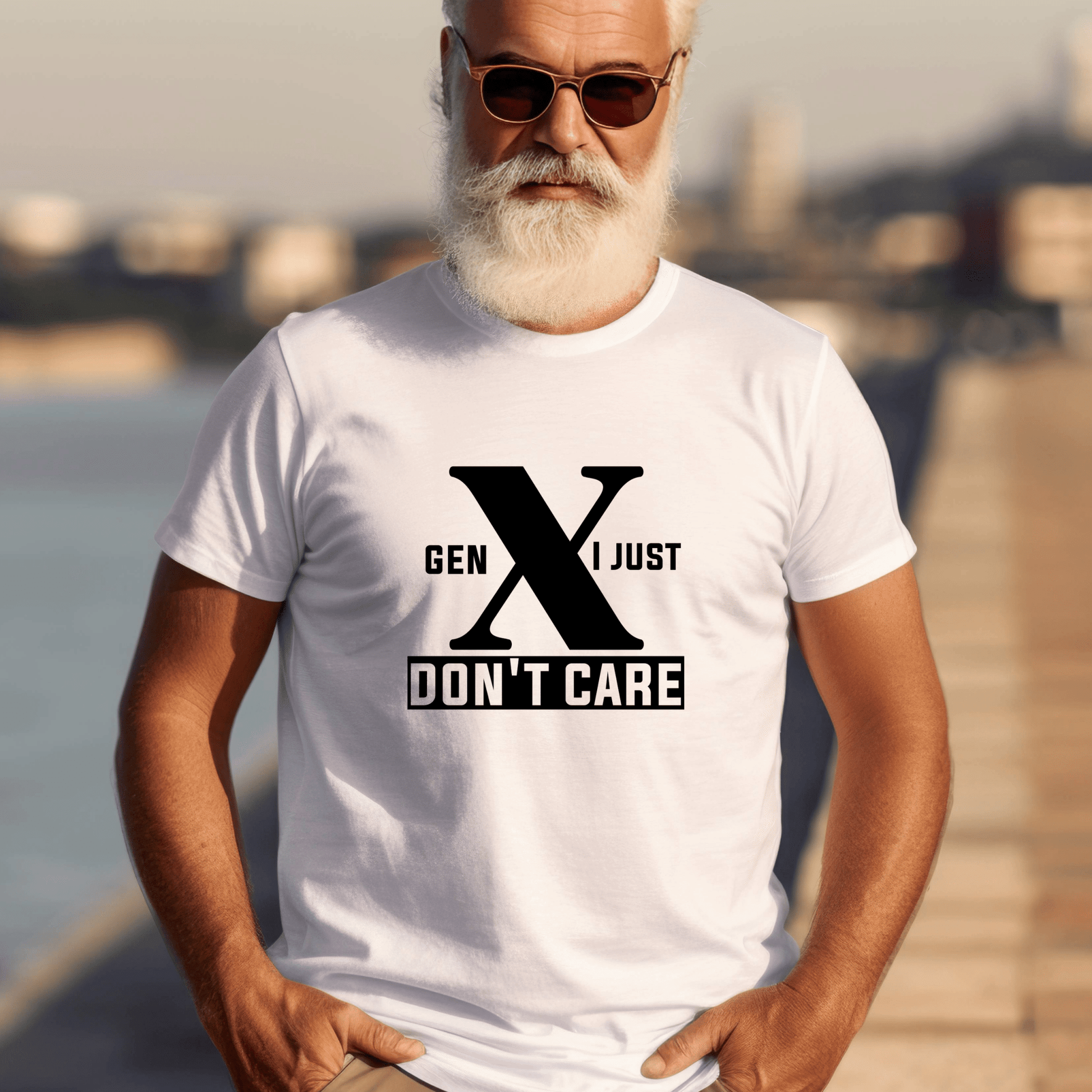 Generation X t-shirts | Crew neck | V Neck| I just Don't Care| SEC Apparel - secapparelonline