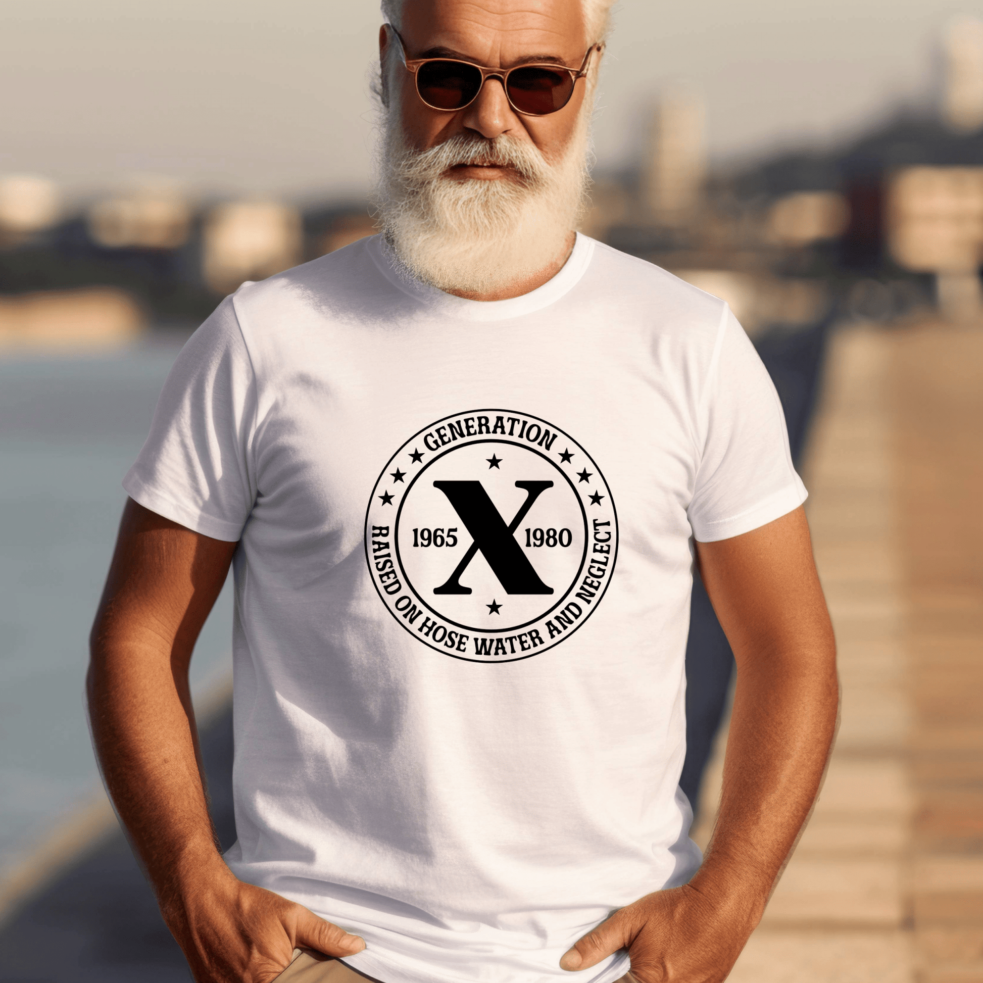 Generation X t-shirts | Crew neck | V Neck| Raised on Hose water | SEC Apparel - secapparelonline
