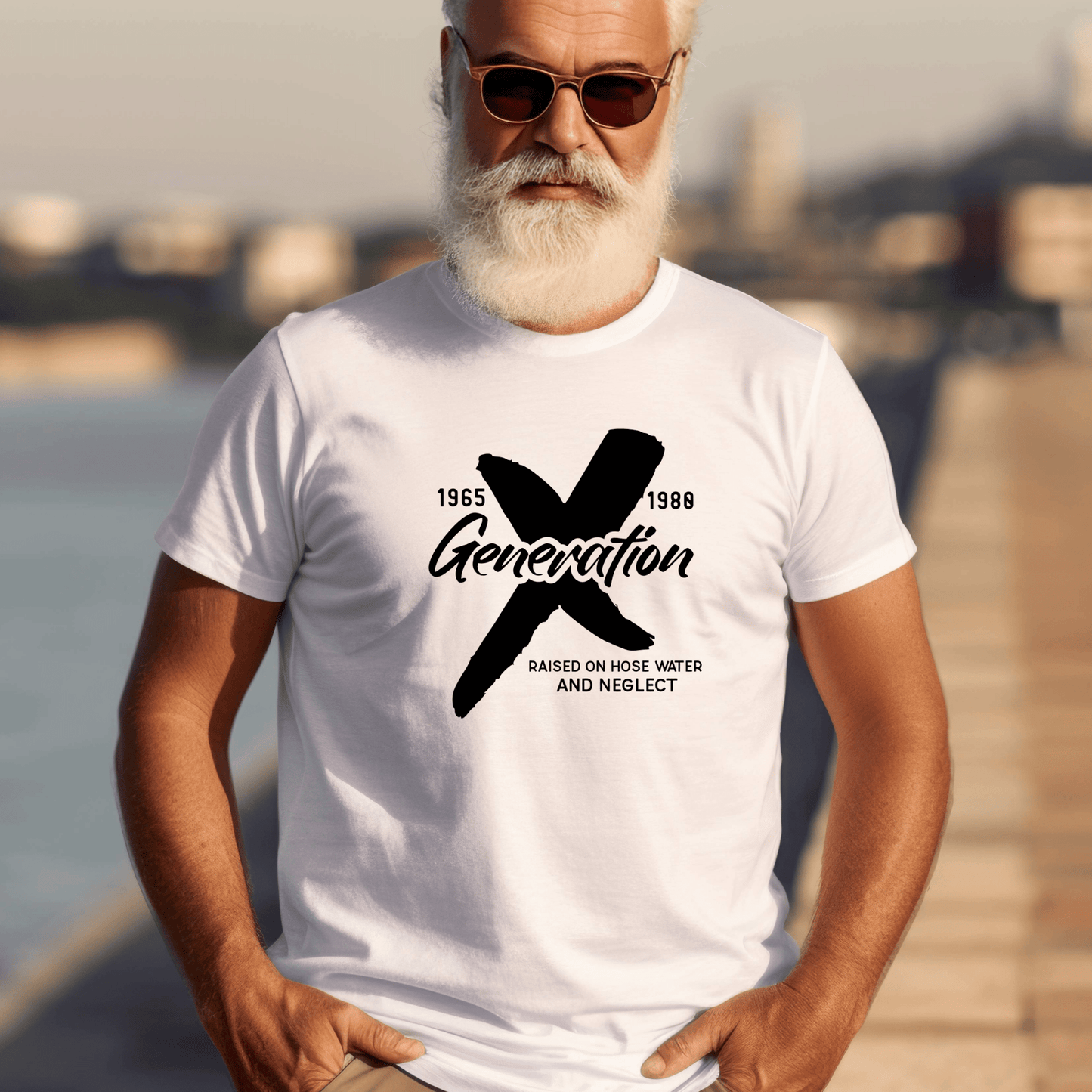 Generation X t-shirts | Crew neck | V Neck| Raised on hose water | SEC Apparel - secapparelonline