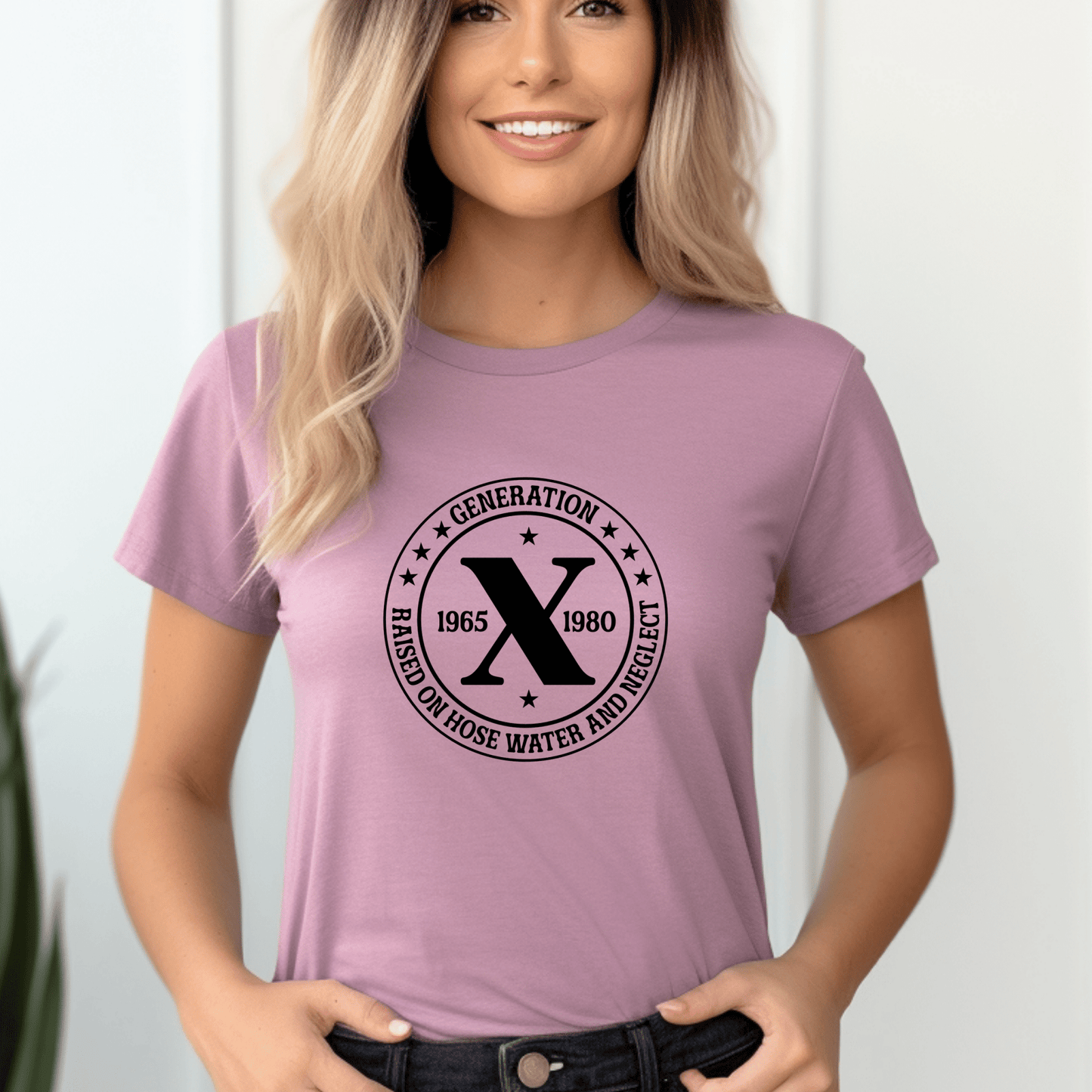 Generation X t-shirts | Crew neck | V Neck| Raised on Hose water | SEC Apparel - secapparelonline