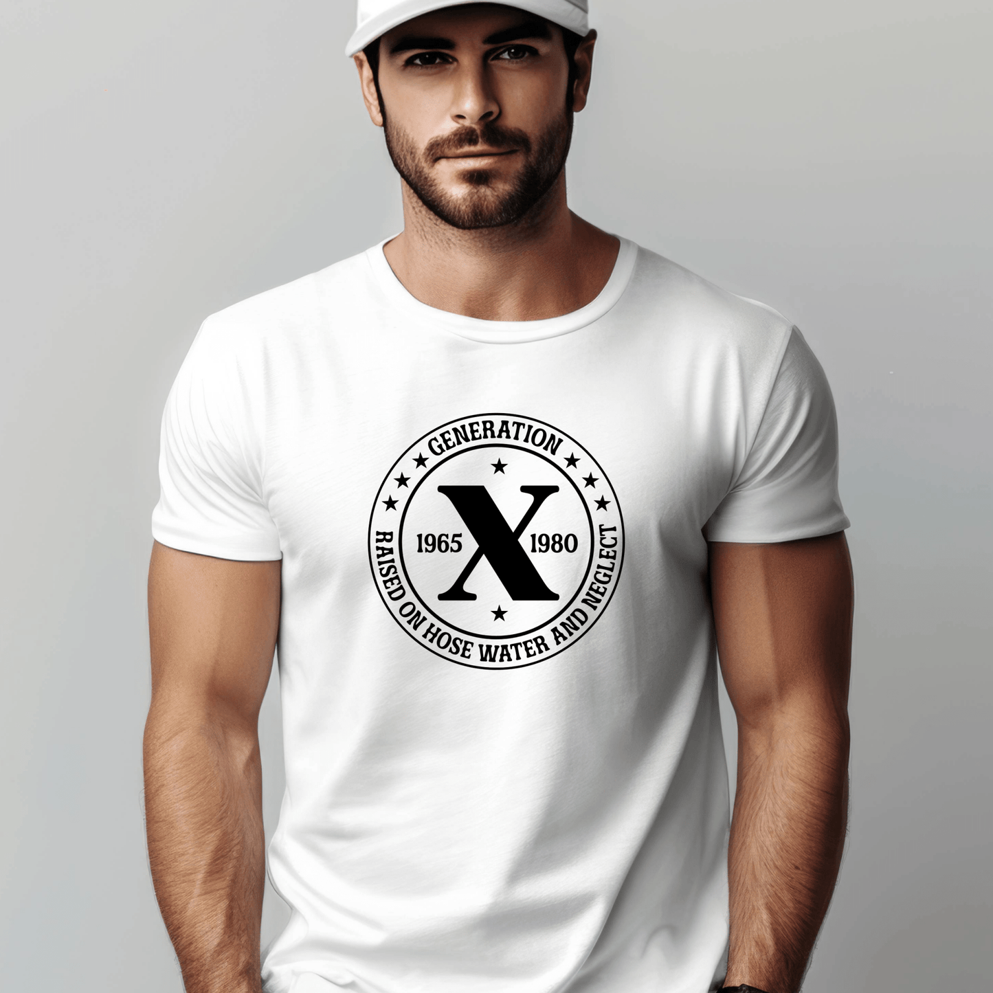 Generation X t-shirts | Crew neck | V Neck| Raised on Hose water | SEC Apparel - secapparelonline