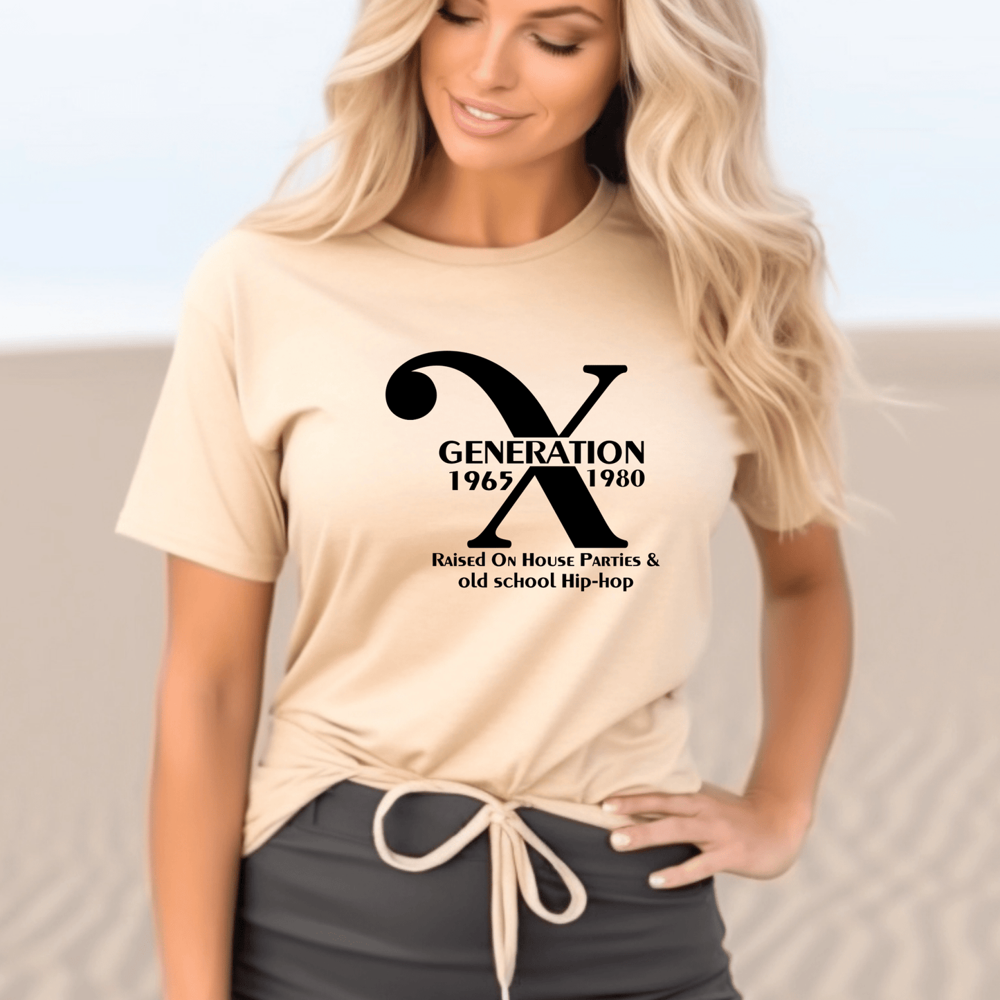 Generation X t-shirts | Crew neck | V Neck| Raised on House Parties | SEC Apparel - secapparelonline