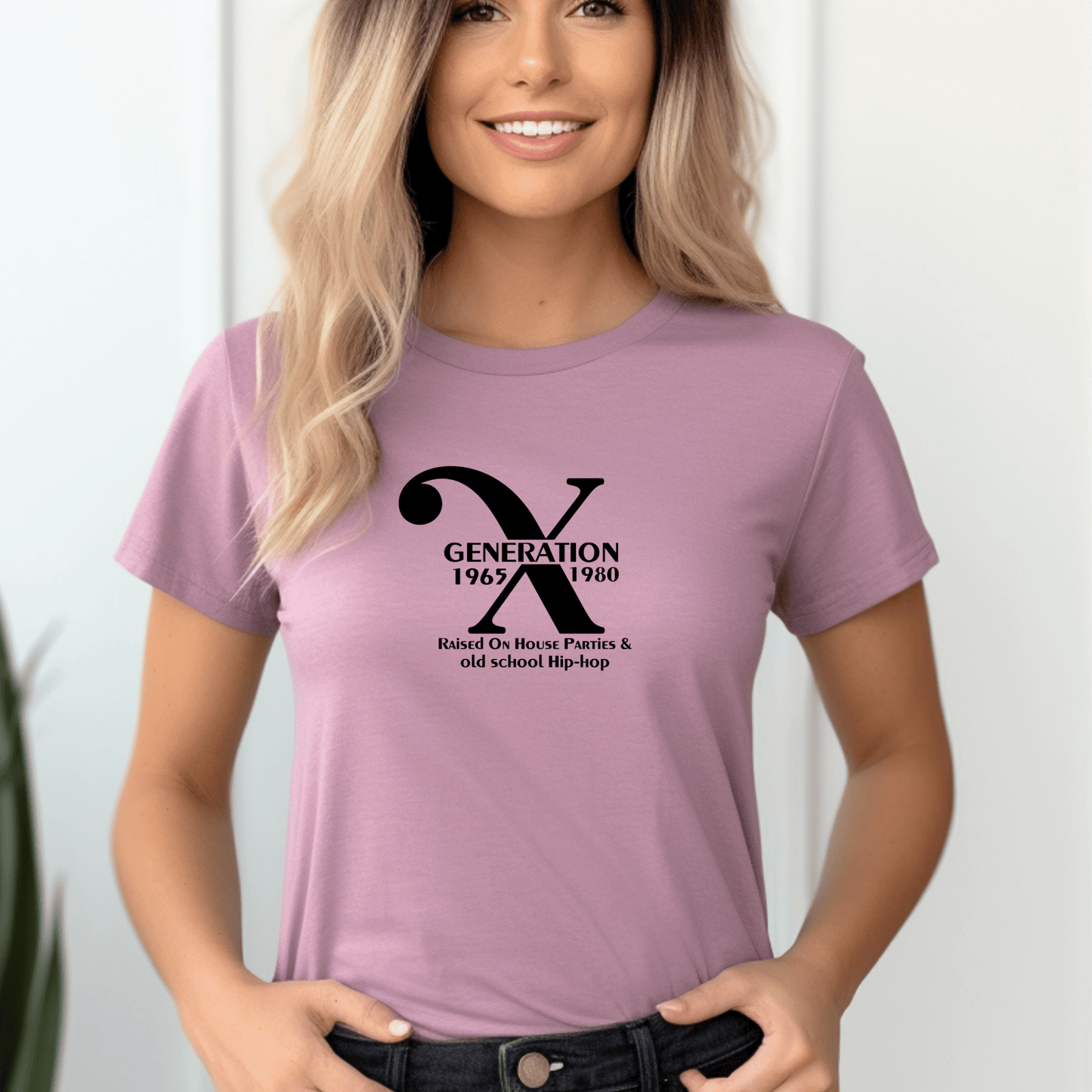 Generation X t-shirts | Crew neck | V Neck| Raised on House Parties | SEC Apparel - secapparelonline