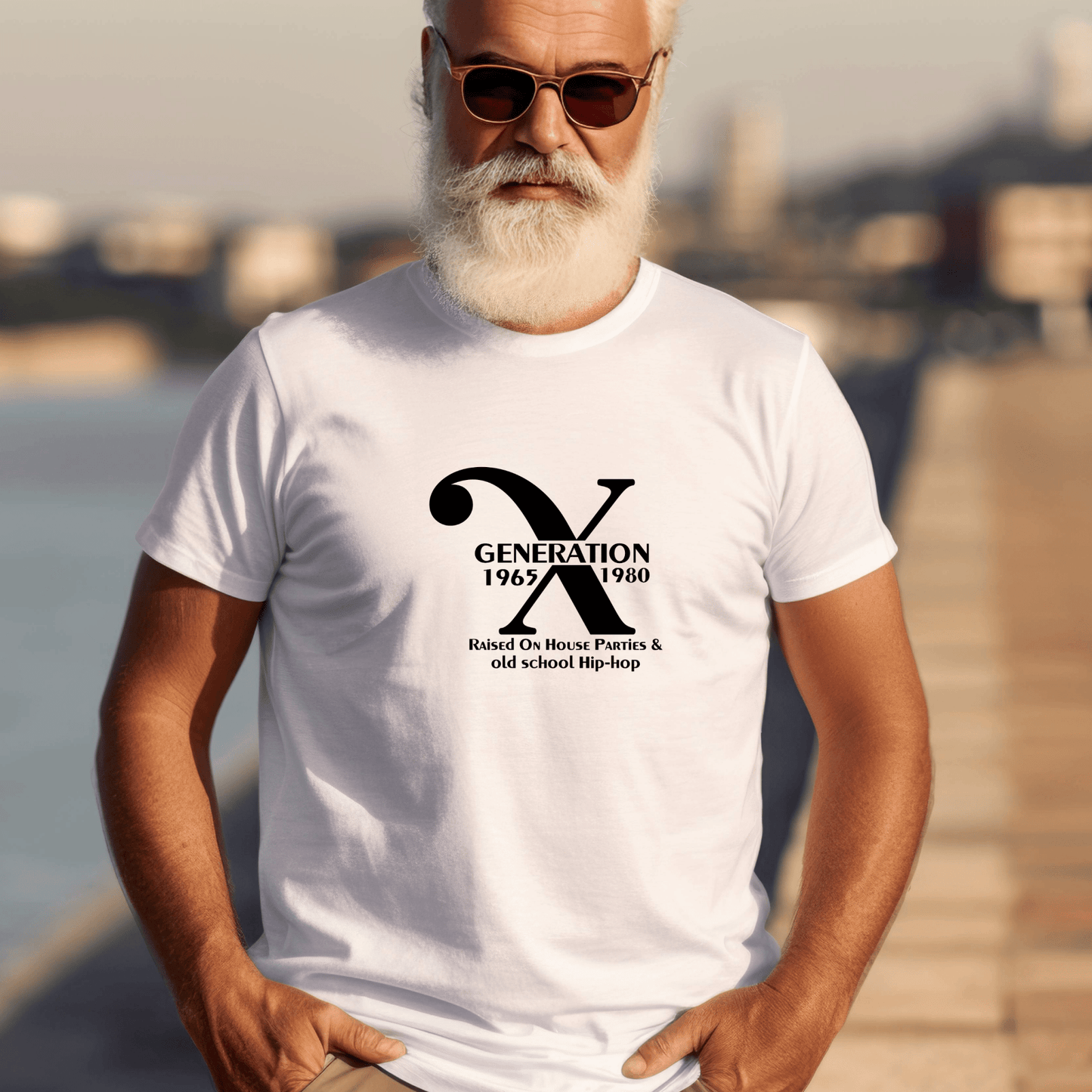 Generation X t-shirts | Crew neck | V Neck| Raised on House Parties | SEC Apparel - secapparelonline