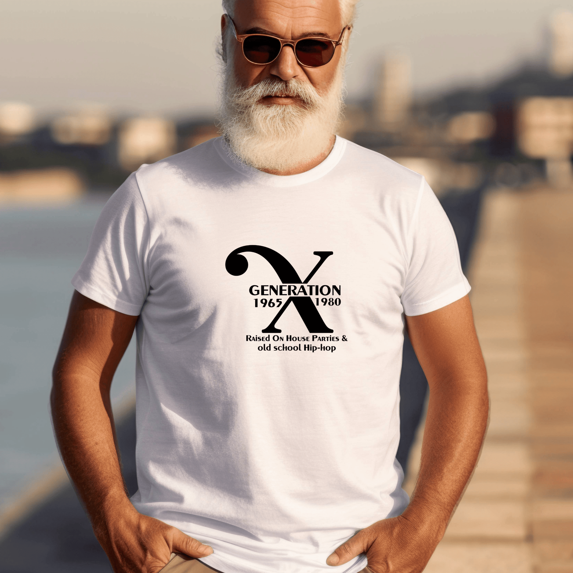 Generation X t-shirts | Crew neck | V Neck| Raised on House Parties | SEC Apparel - secapparelonline