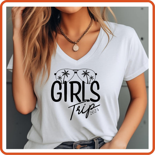 Girls Trip 2024 Graphic T Shirt| Unisex | Vacation Shirts | SEC Apparel - secapparelonline