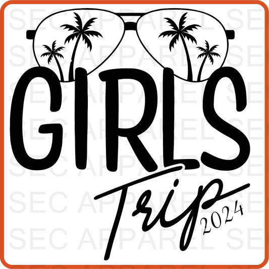 Girls Trip Vacation Iron On Decals Patches transfers vinyl for shirts, clothing | SEC Apparel 2 - secapparelonline