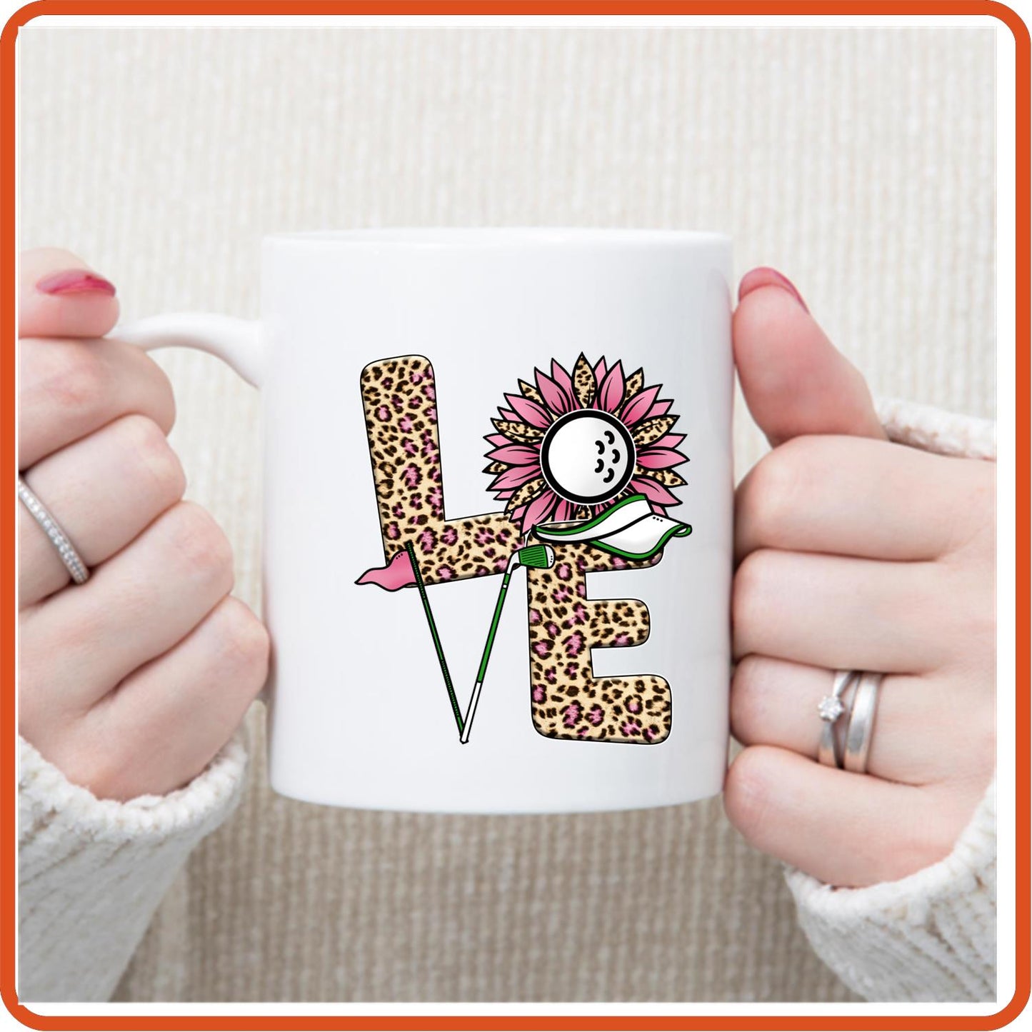 Golf Fan Mugs - 11oz Coffee Mug | Sport Fan Mugs | Love Golf - secapparelonline