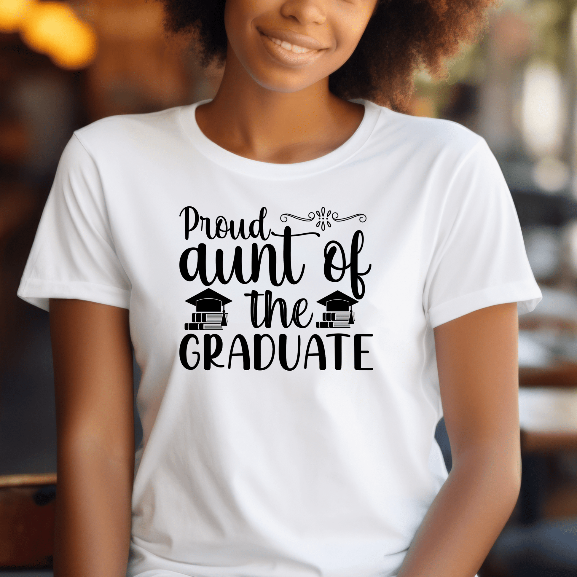 Graduation Graphic T Shirt| Unisex | Graduation Shirt| Proud Aunt of the Graduate - secapparelonline