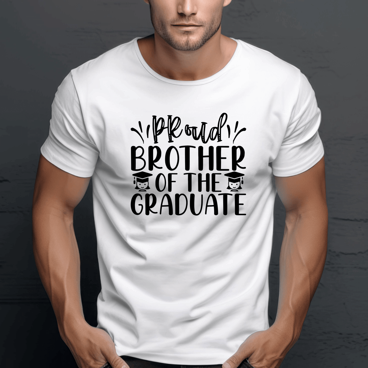 Graduation Graphic T Shirt| Unisex | Graduation Shirt| Proud Brother of the Graduate - secapparelonline