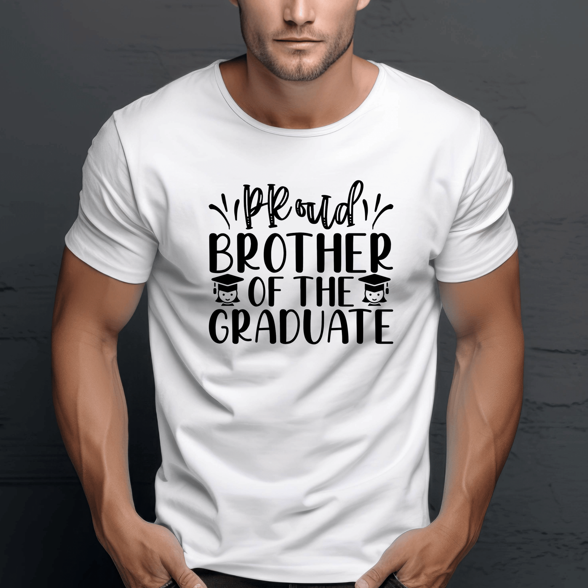 Graduation Graphic T Shirt| Unisex | Graduation Shirt| Proud Brother of the Graduate - secapparelonline